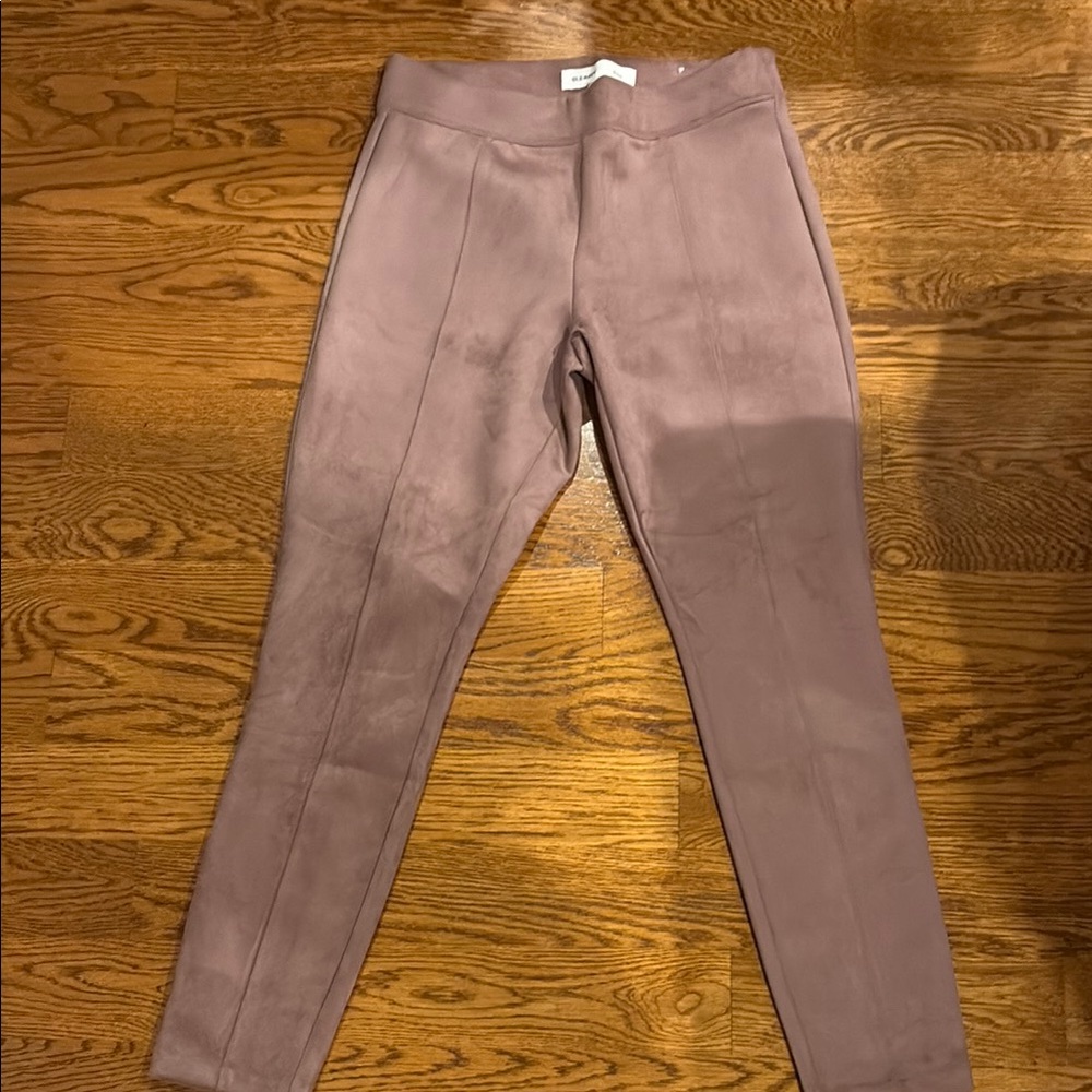 Old Navy Blush Color Microsuede Leggings